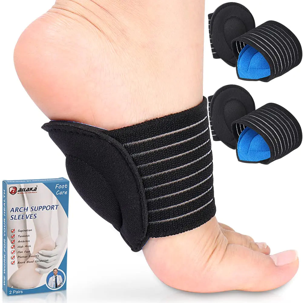 Ailaka Arch Support Sleeves - Compression Relief Heel Foot Pain