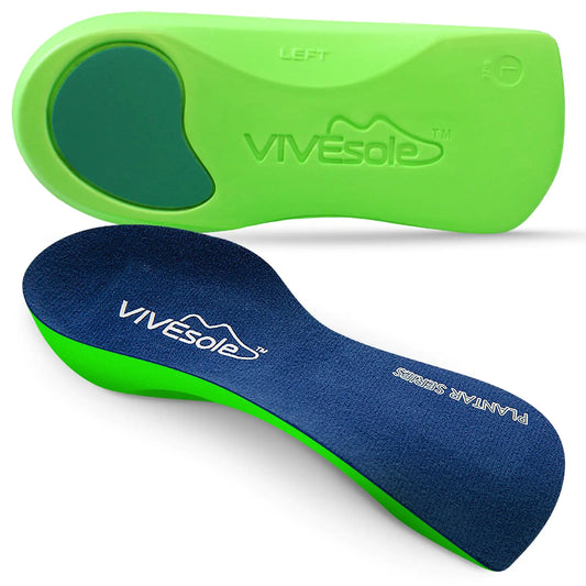 FlexArch 3/4 Orthotic Insoles - Plantar Fasciitis Arch Support Relief