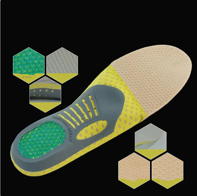 Flat Foot Arch Support Insoles - Orthopedic Pain Relief Cushioning