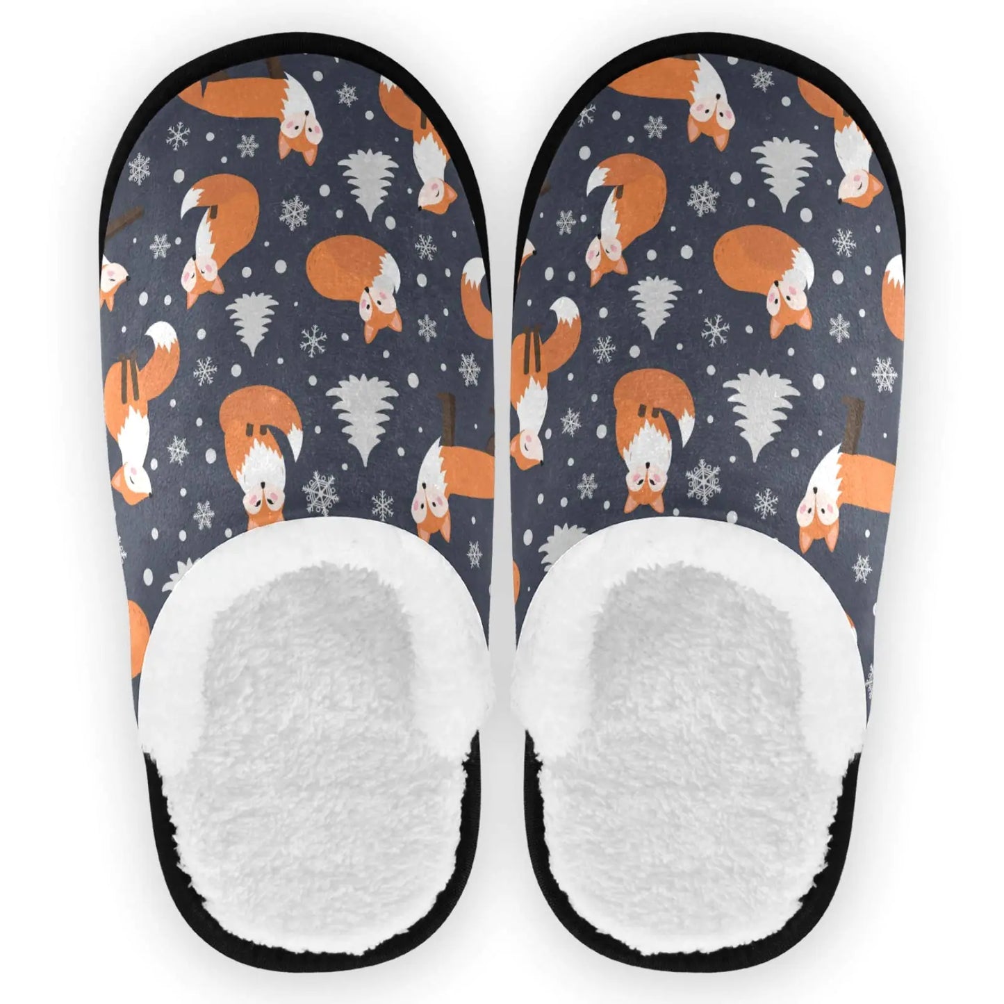 Cozy Plush Memory Foam Slippers - Warm Winter Indoor Outdoor Comfort