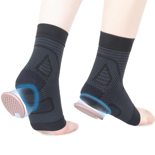 WalkMii Compression Heel Sleeves - Plantar Fasciitis Spur Pain Relief