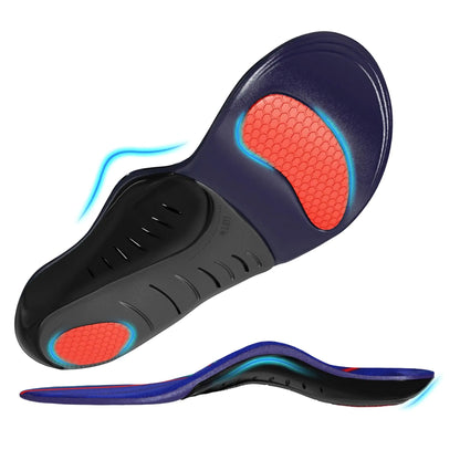 Heavy Duty Orthotic Insoles 220lb+ - Arch Support Plantar Fasciitis Relief