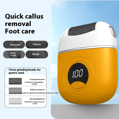 Electric Callus Remover Waterproof - USB-C Rechargeable 3 Grinding Heads
