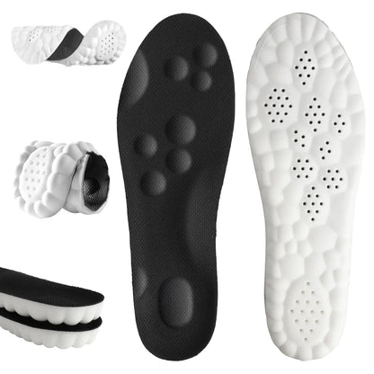 Memory foam insoles with orthopedic arch support and shock absorption
Cloudsole memory foam insoles molding to foot shape for custom comfort
