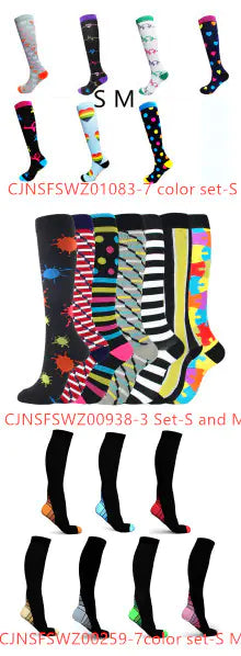 BikePro Compression Socks - Cycling Performance Recovery Athletic Support