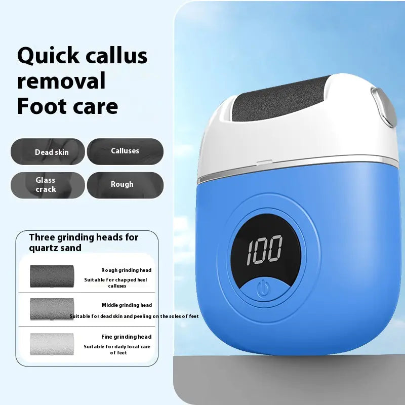 Electric Callus Remover Waterproof - USB-C Rechargeable 3 Grinding Heads